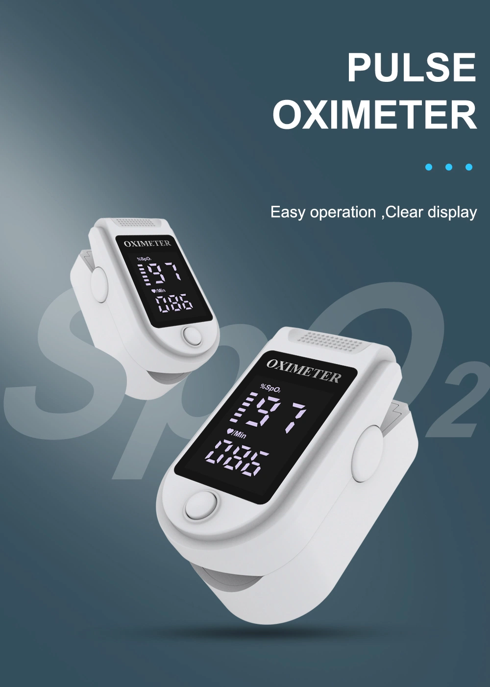 Electric Finger Blood Oxygen Monitor for Household Health Test