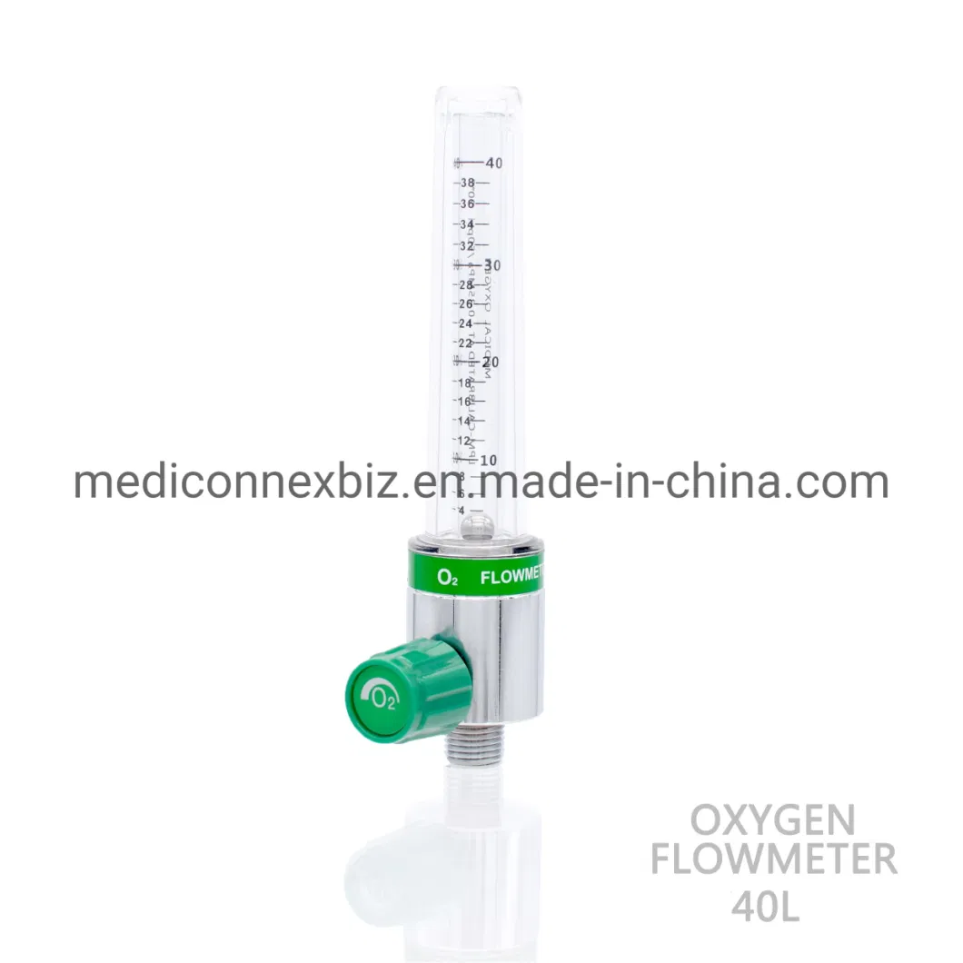 Hq-Fmh-15L Twin/Dual/Double Tube Type Medical Oxygen Flowmeter with Humidifier