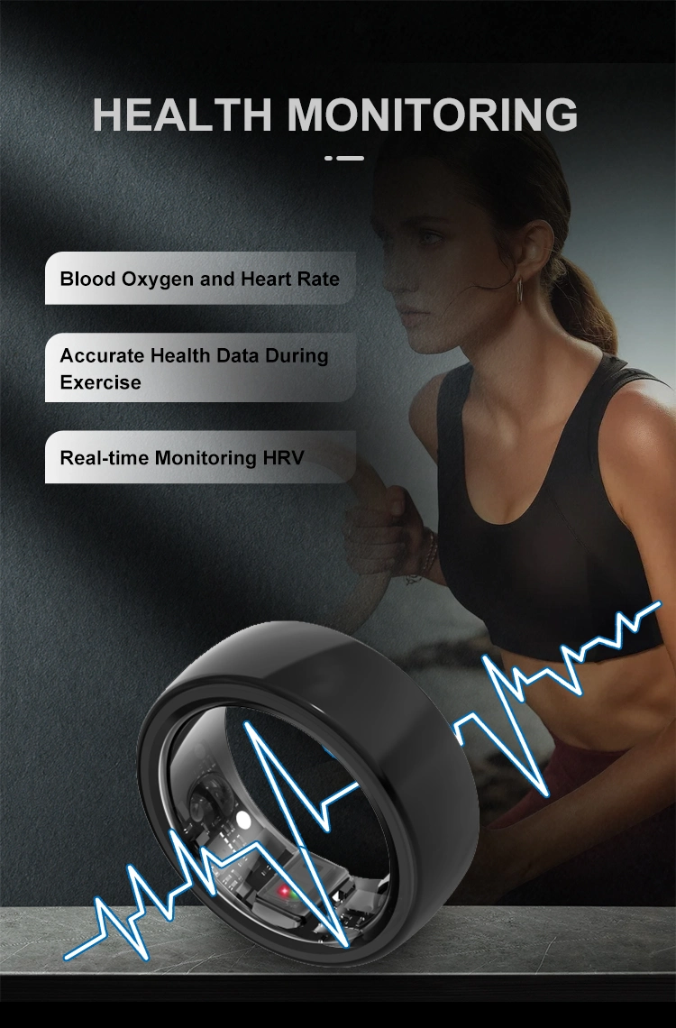 Smart Ring Health Ring Heart Rate Blood Oxygen Anillo Inteligente