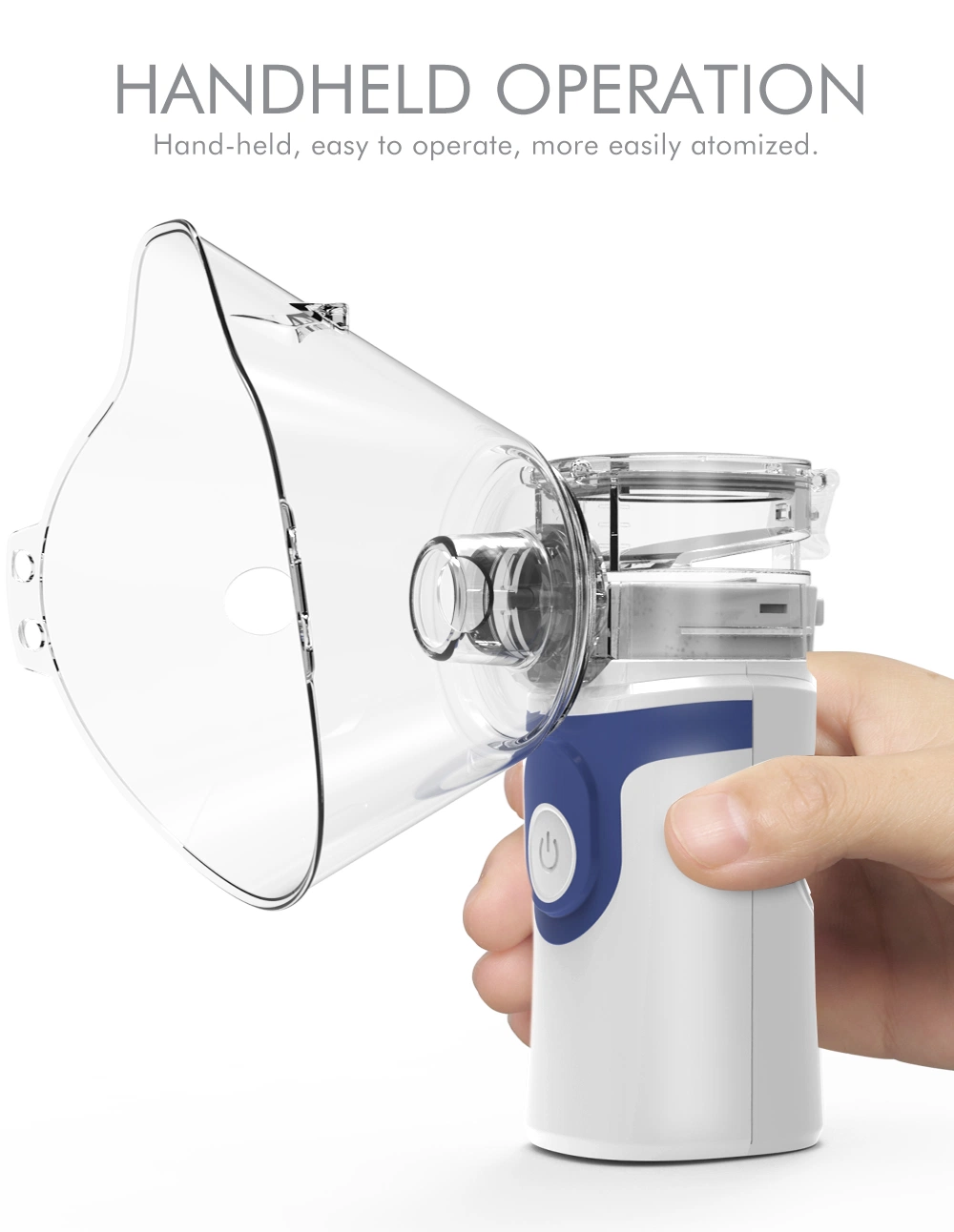 Mini Health Medical Equipment Portable Ultrasonic Mesh Nebulizer