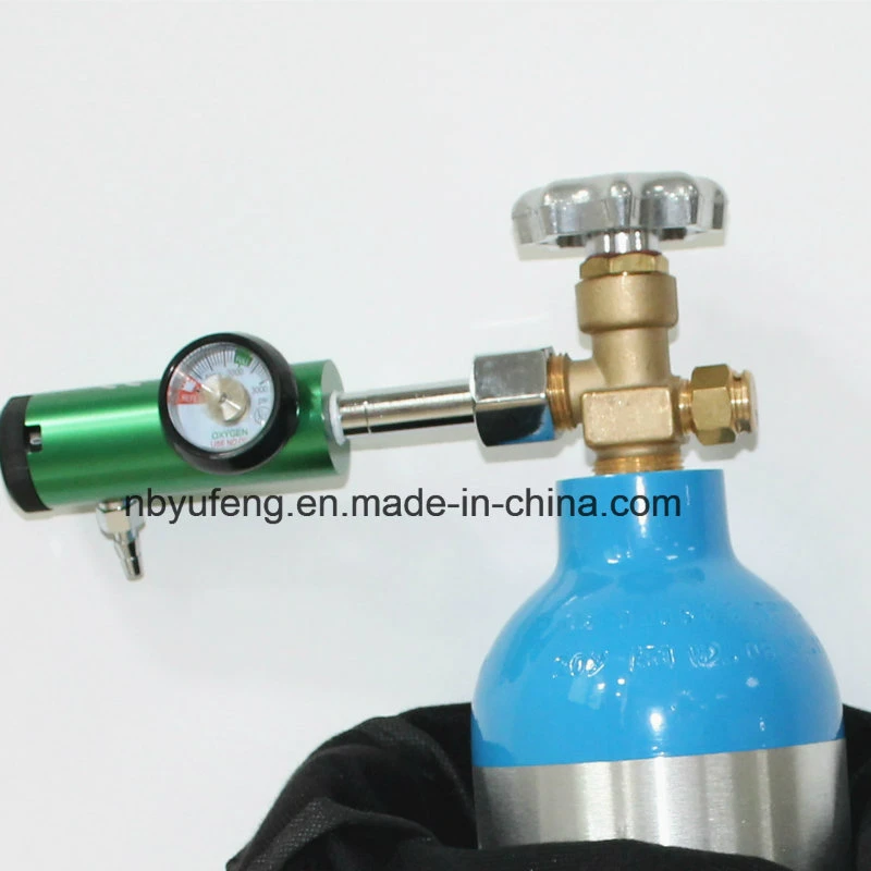 Wholesale Click Style Medical Oxygen Pressure Regulator with Gas Cylinder