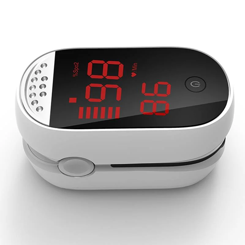 LCD Display Bluetooth Pulse Oximeter with Phone APP Software Support Ios Android Phone