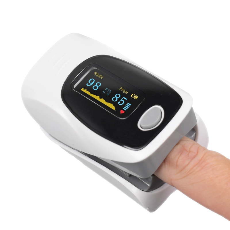 LCD Display Bluetooth Pulse Oximeter with Phone APP Software Support Ios Android Phone