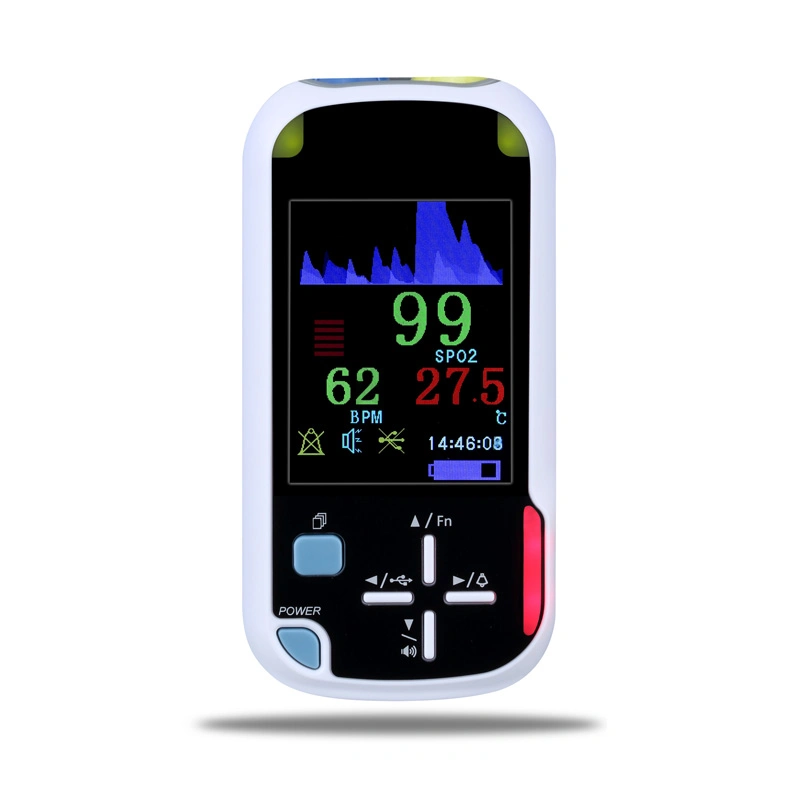 Home Use Healthdevice Portable Handheld Pulse Oximeter with Audible Alarm