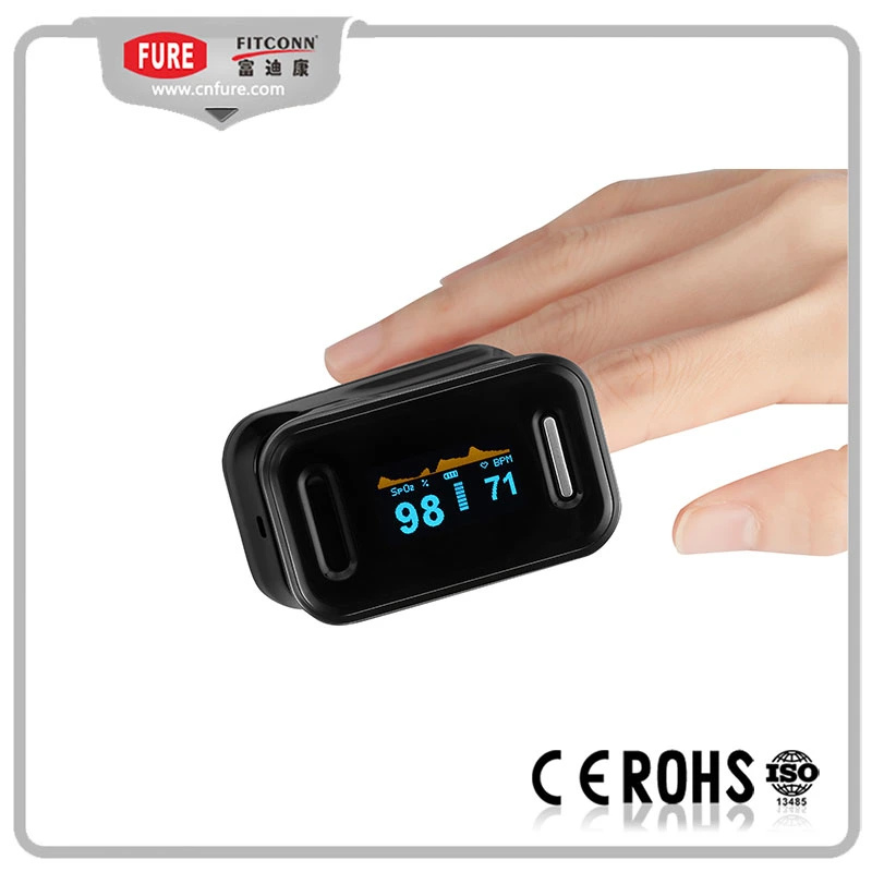 Medical Blood Oxygen with Alarm Function Fingertip Pulse Oximeter