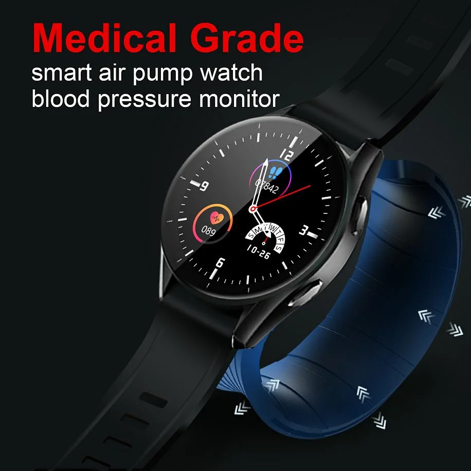 Air Pump Sphygmomanometer Heart Rate Blood Oxygen Monitoring Gri-Watch in The Elderly Smart Wearable Equipment Instrument