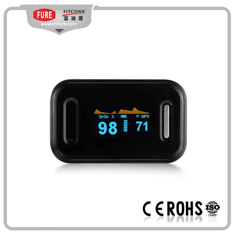 Medical Blood Oxygen with Alarm Function Fingertip Pulse Oximeter