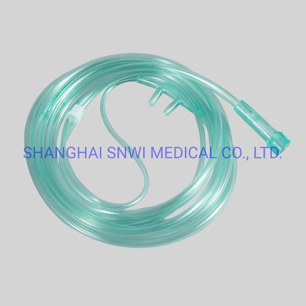 CE &amp; ISO Disposable Medical Supply PVC Nasal Oxygen Cannular for Hospital Use