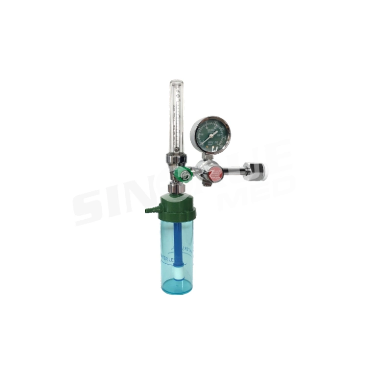 Medical Oxygen Pressure Regulator with Humidifier