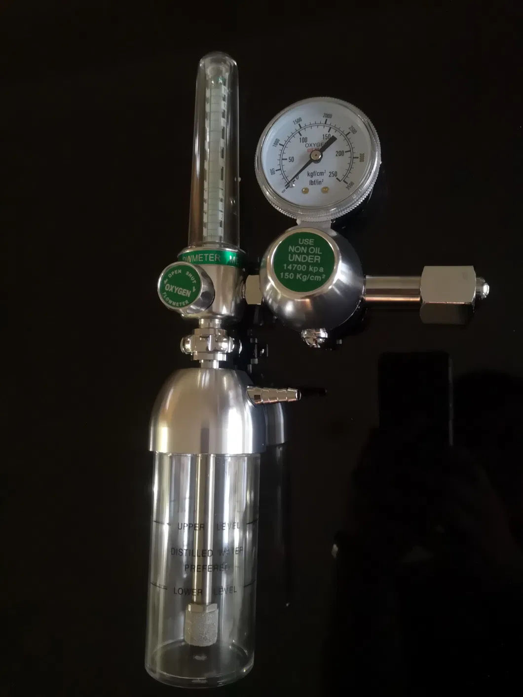 Lw-Flm-6 Oxygen Flowmeter with Regulator and Humidifier