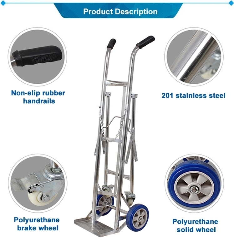 High Quality Medical Hospital Gas Cylinder Trolley for Sales