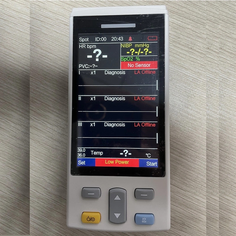 Portable SpO2 Saturation Vital Signs Monitor Handheld Vital Monitor Adult