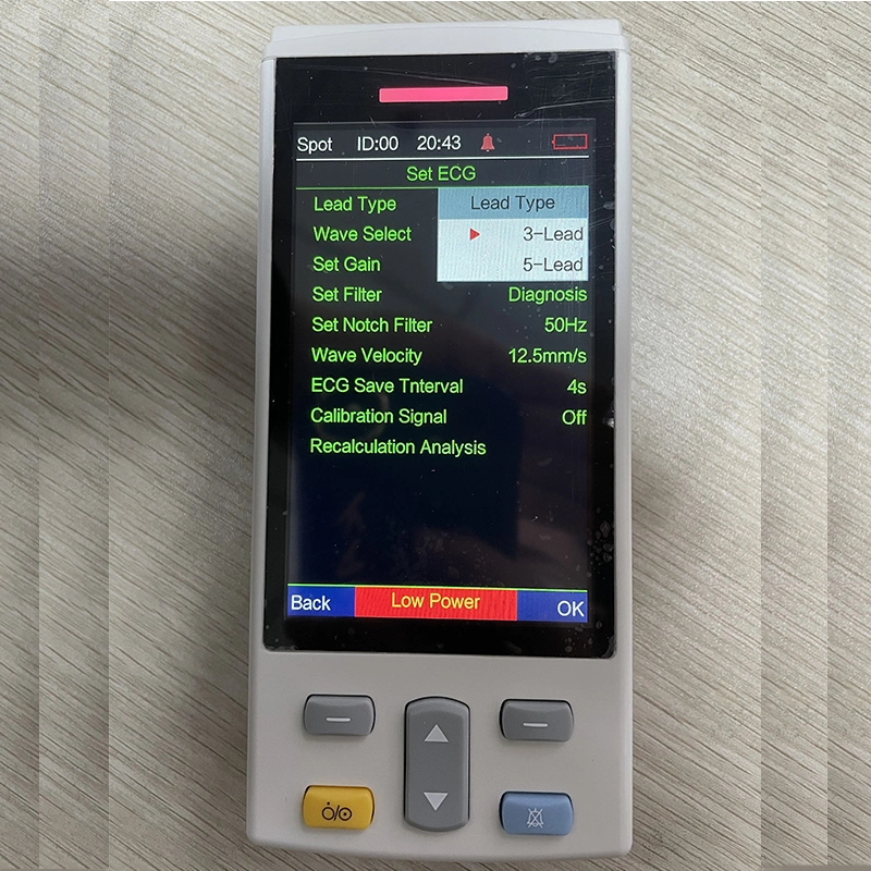 Portable SpO2 Saturation Vital Signs Monitor Handheld Vital Monitor Adult