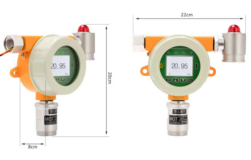 Online Ce Certified Oxygen O2 Gas Alarm (O2)