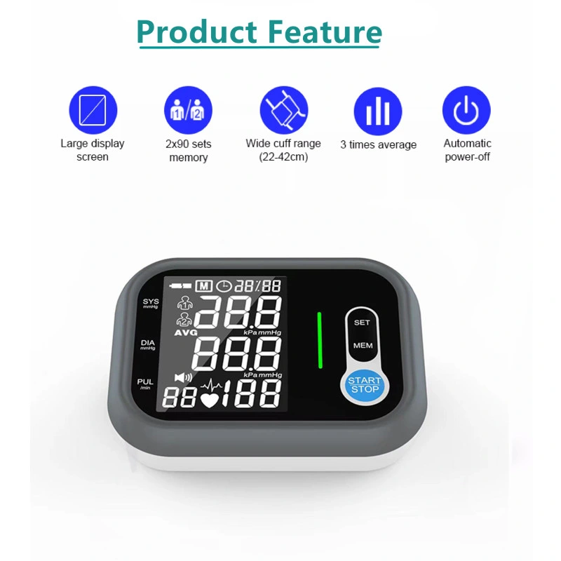 CE Approved Bp Monitor Large LCD Screen Oxygen Heart Rate Monitor Wholesale Price