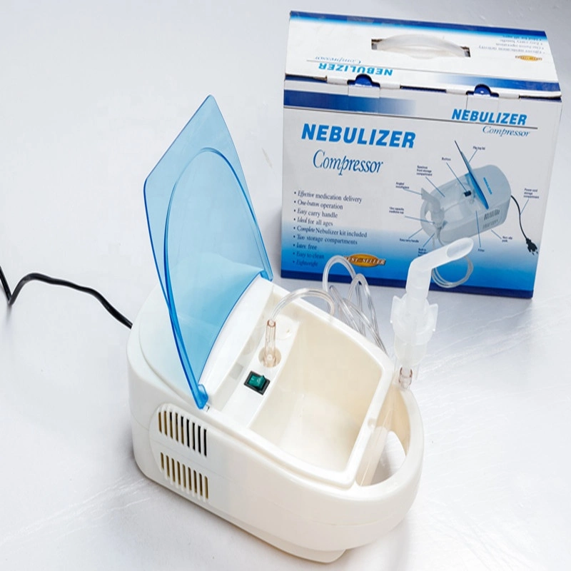 Medical Homecare Air Compressor Nebulizer Machine with Adult Child Inhaler Mask Portable Hospital Atomizer