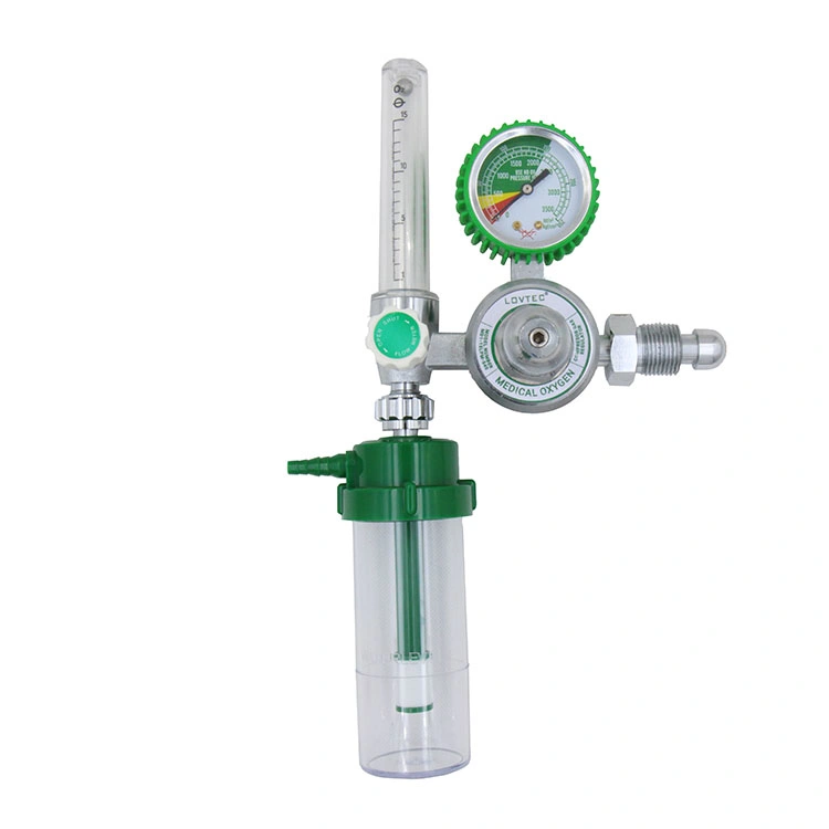 RoHS Certificate Medical Oxygen Cylinder Regulator with Flow Meter