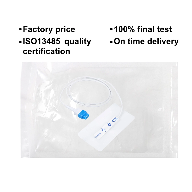 Medical Disposable SpO2 Sensor Oxymeter Probe for Ge 9 Pins