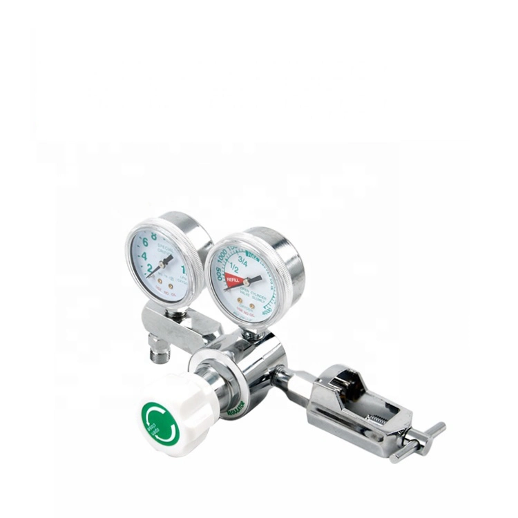 Medical Pin Index Cga870 Yoke Style Medical Oxygen Regulator/