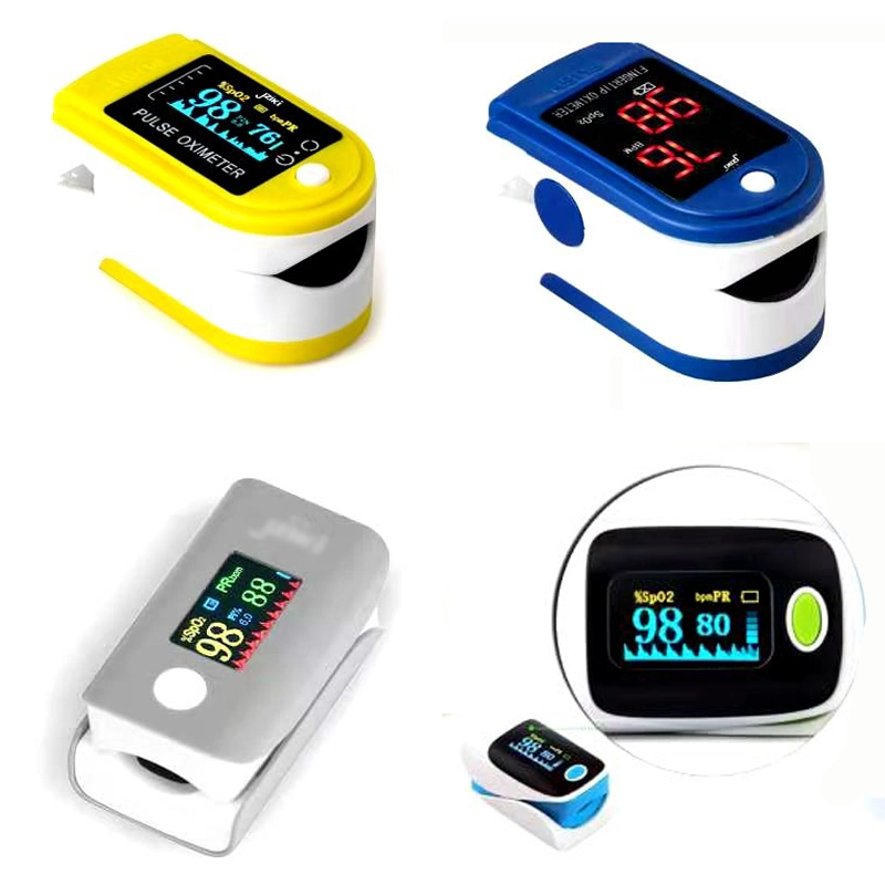 Hospital Equipment Medical Instrument Pulse Oximeter Finger Approved Factory Price Blood Pressure Oxygen Monitor Ks-P