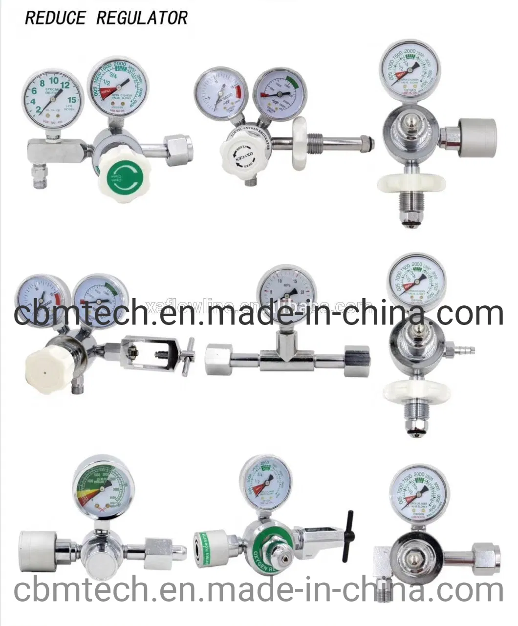 Medical Cbmtec Aluminum Click Oxygen Regulators