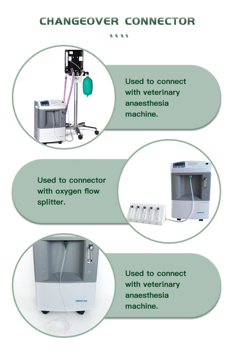 Oxygen Concentrator Used Christmas Tubing Connector with Green Color