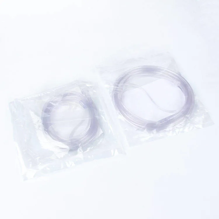 High Flow Disposable Medical Colored Soft Oxygen Nasal Catheter Cannula