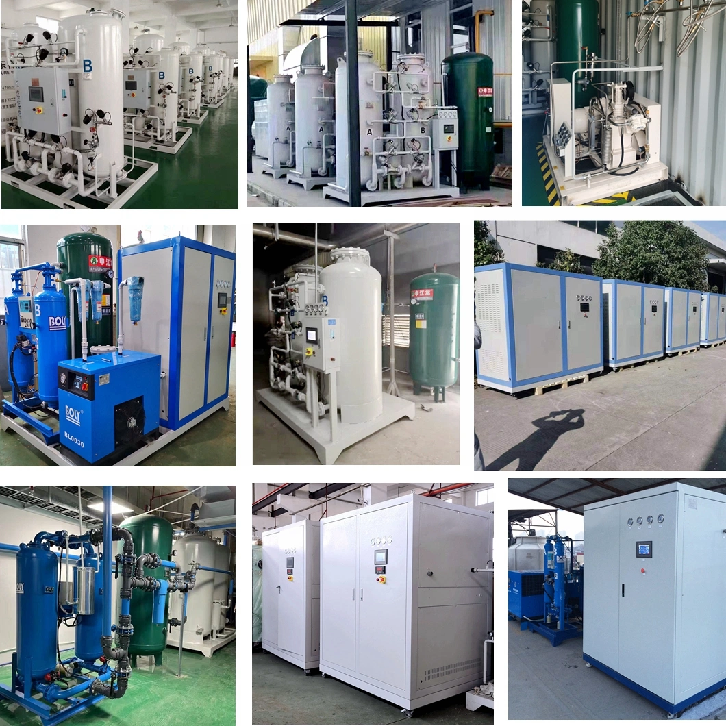 High Purity Open-Type Mobile Industrial and Medical Hospital Use Psa Containerized Oxygen Making Equipment for Filling Cylinder