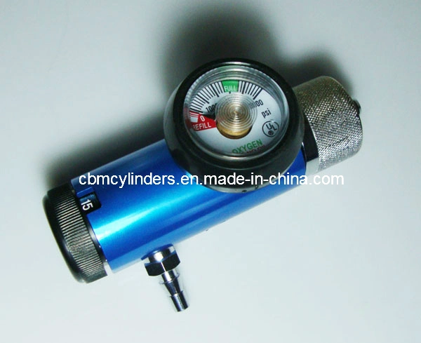 Cga870 Oxygen Regulator with Easy -Use Plastic Knob