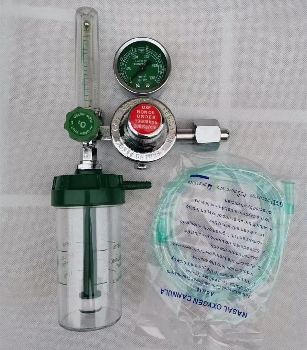 Mox Gas Oxigen Flow Meter Regulator for Connector Medical Oxygen Regulator