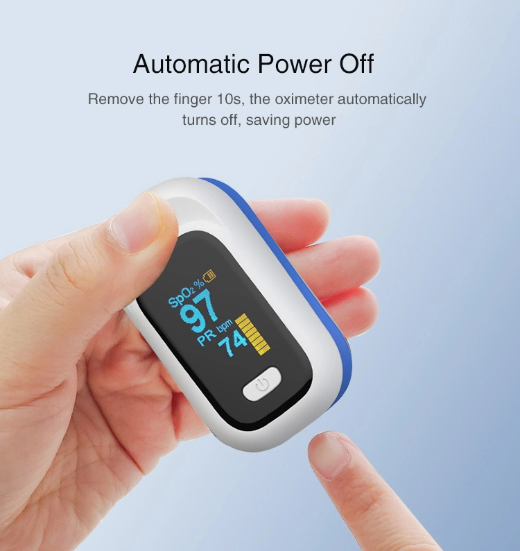 OLED Digital Screen Factory Price Fingertip Pulse Oximet Blood Oxygen Meter Measurements and Pulse Pulse Oxymetry