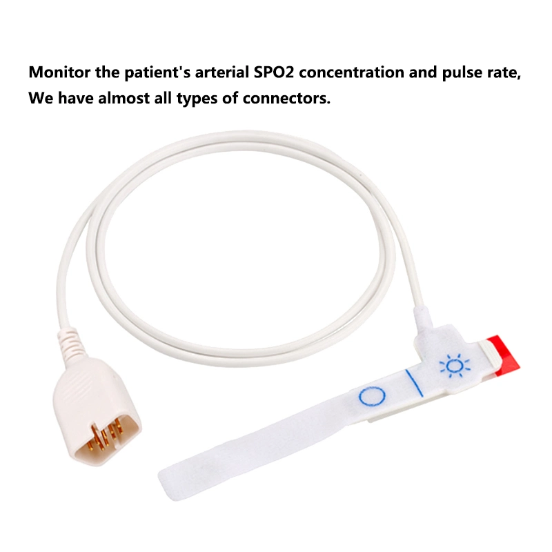 White Foam SpO2 Sensor Probes for Nihon Kohden