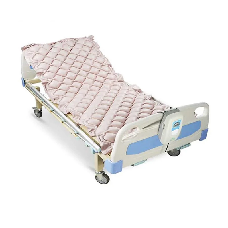 Nylon/ PVC/ Latex Ripple Washable Alternating Pressure Bubble Air Inflatable Anti Decubitus/Bedsore Mattress with Air Pump