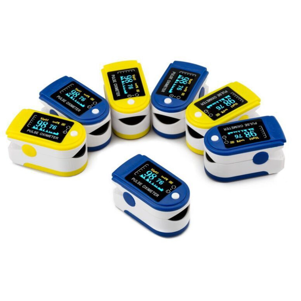 Ready to Ship 2021pulseoximeter Fingertip Rechargeable Screen Saturation Meter Oxygen Oximetro De Pulso Price