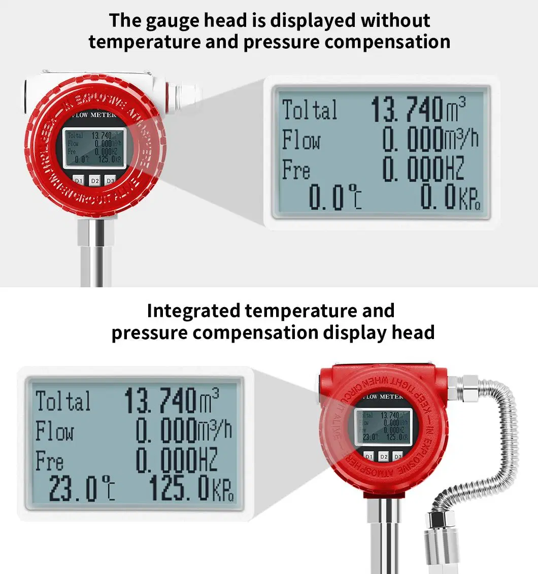 Industrial Other Test Instruments Steam Vortex Gas Flow Meter Price Flowmeter Manufacturer