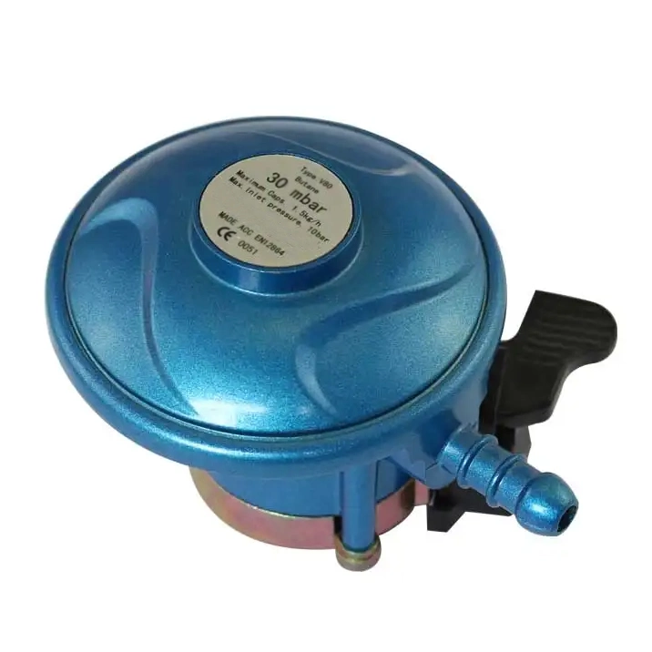 Quick on Butane Gas Regulator with 21mm Inlet for UK