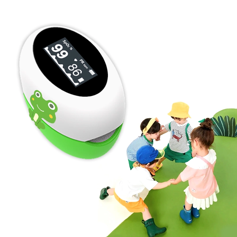 Child Infant Baby Fingertip Pulse Oximeter Blood Oxygen SpO2 Pulse Monitor Sensor Heart Rate Probe