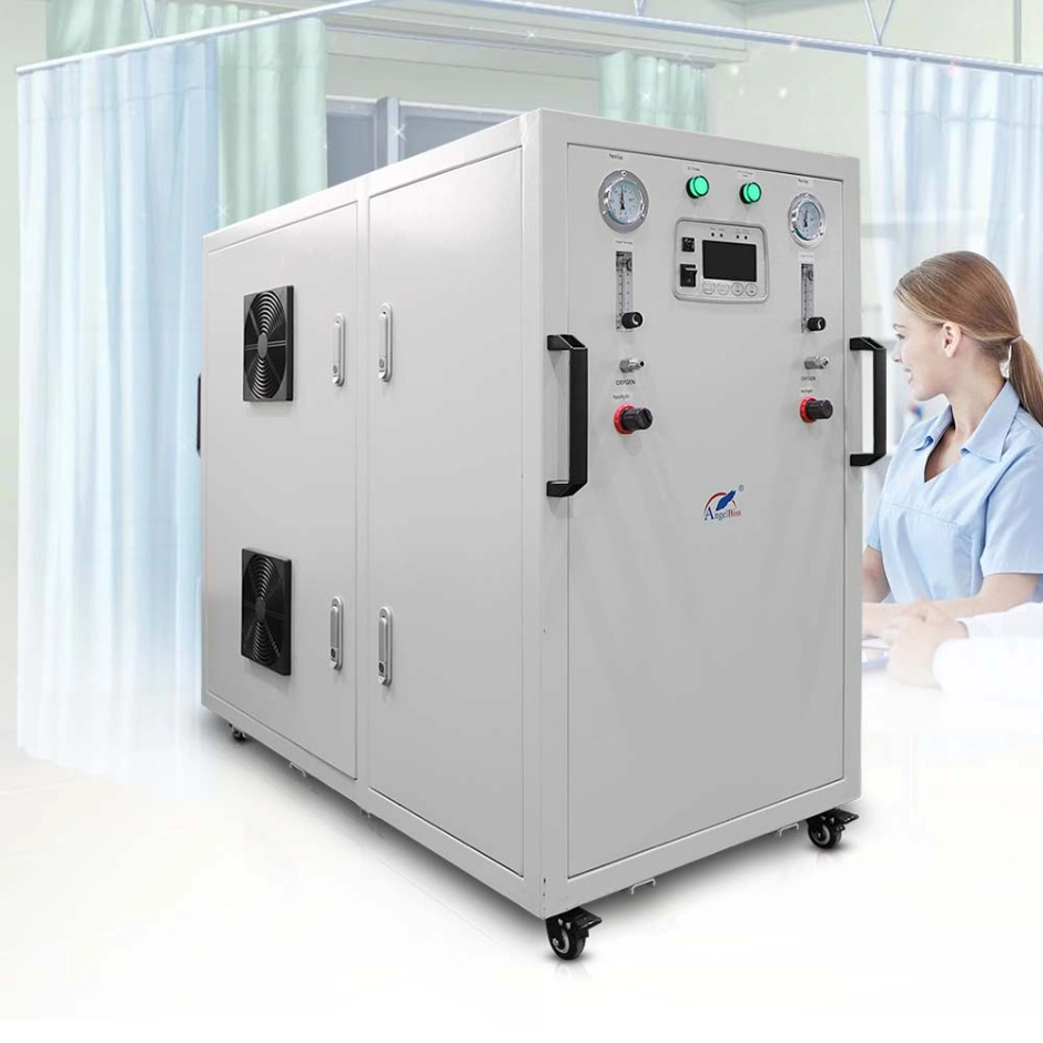 Auto Cut off Safe Use 1.4--6bar High Pressure 20 Liter Large Flow Oxygen Plant Used as a Small Central Supply System