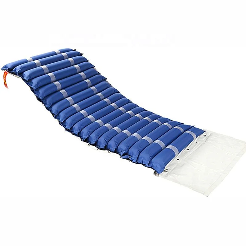 Nylon/ PVC/ Latex Ripple Washable Alternating Pressure Bubble Air Inflatable Anti Decubitus/Bedsore Mattress with Air Pump