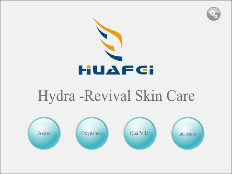 Huafei Multifunction H2O2 Hydrogen Oxygen Small Bubble Facial Beauty Machine Hydra-Revival Skin Care Beauty Salon Equipment