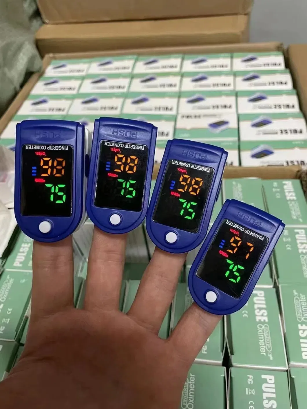 Finger Oximeter Digital Fingertip Pulse Oximeter