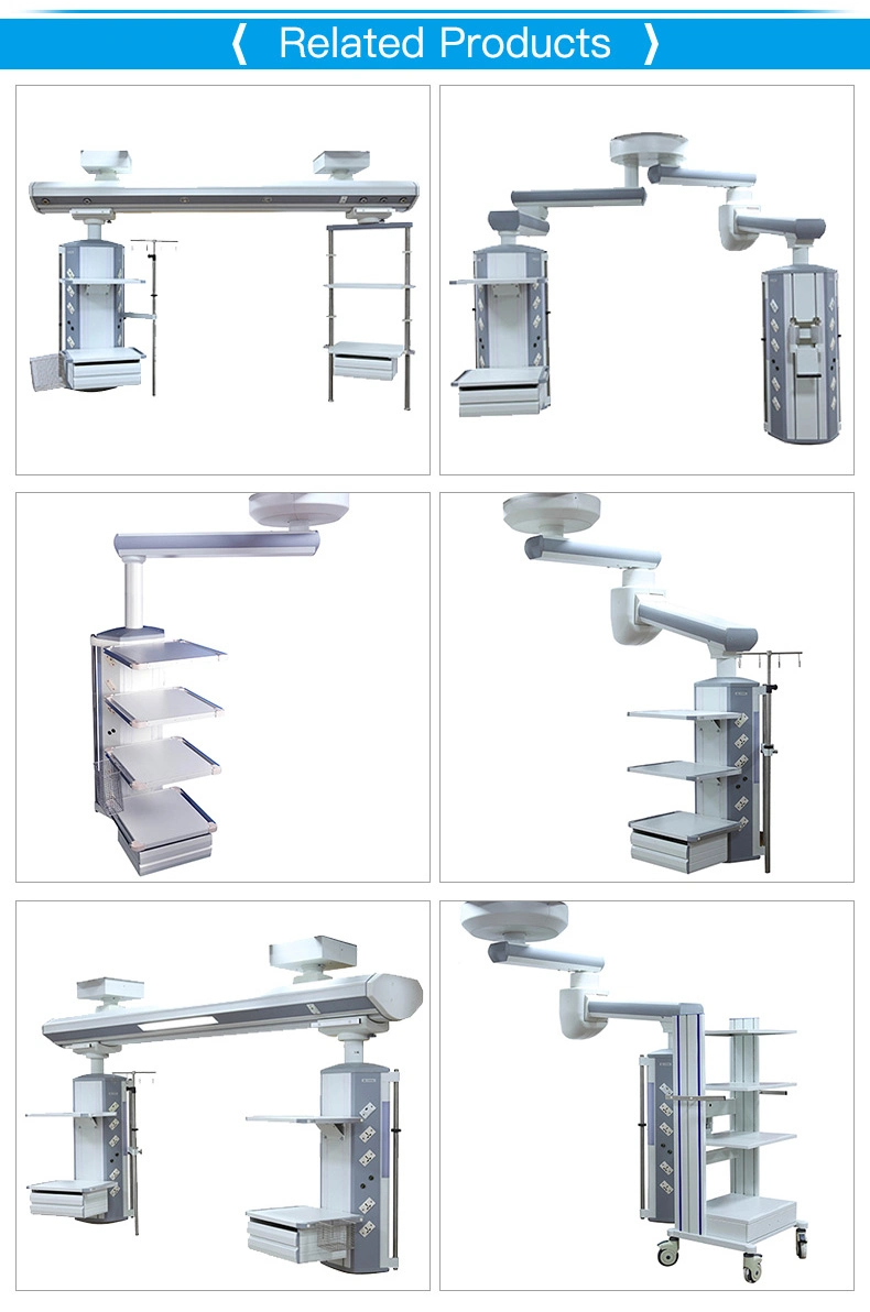 Floor Stand Electric Power ICU Room Pendant Used Medical Gas Equipment ICU Column