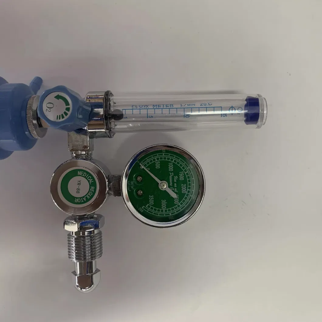 Medical Oxygen Regulators Manometer Oxygen Pressure Regulator with Flow Meter