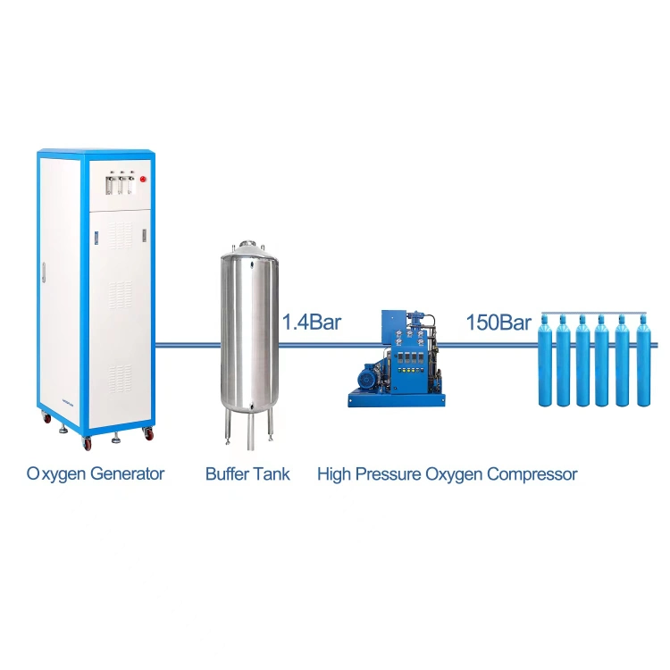 Oxygen Flushing Tank 60lpm Oxygen Generator Oxygen Therapy