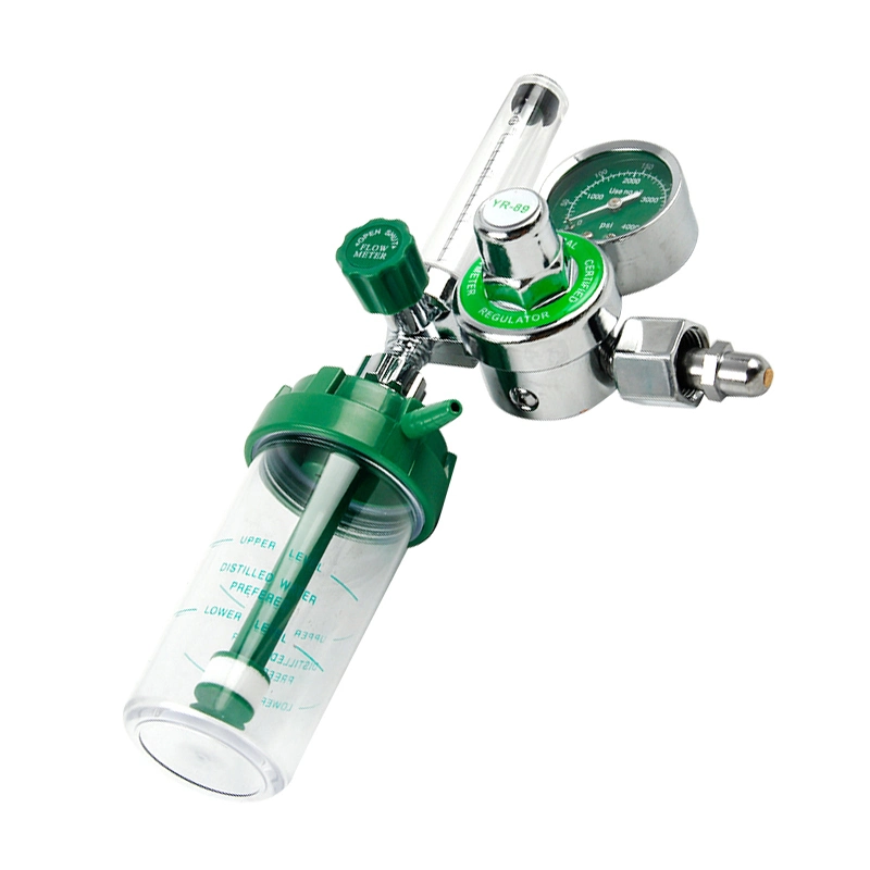 Medical Oxygen Regulator with Humidifier Bottle Oxygen Pressure Regulator