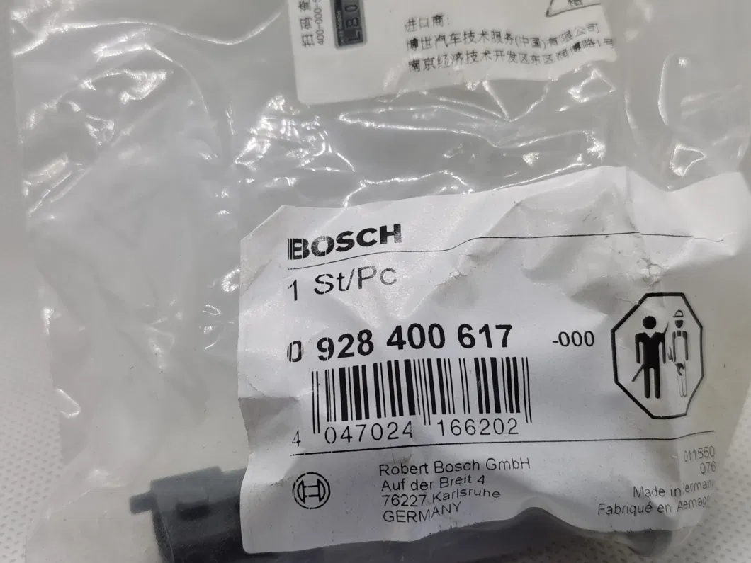 China Manufacture Brand Usage for Bosch Common Rail System Fuel Metering Valve 0 928 400 617 0928400627 / 1211490 Common Rail Inj Pressure Regulator Soledoid