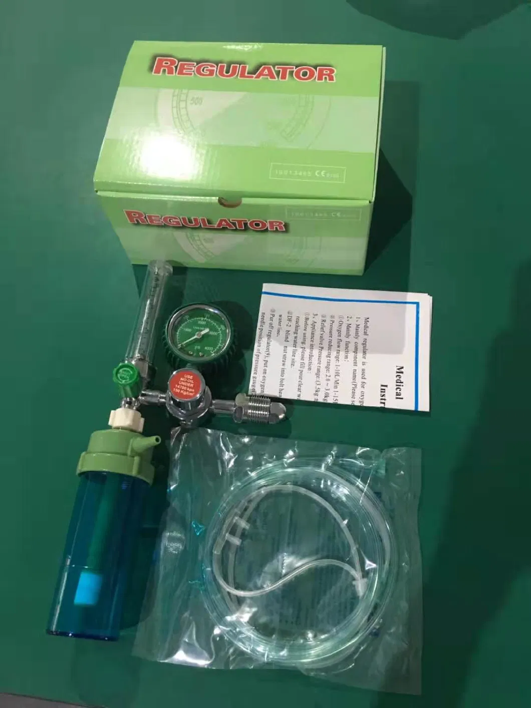 Factory Price Medical Oxygen Pressure Regulator Flow Meter for Cylinder Oxygen Regulator