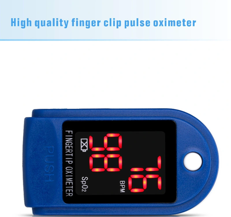 Wholesale Blood Oxygen Saturation Monitor China Oximetro Finger Fingertip Pulse Oximetro Pulse Oximetre Operation Blood Oximet