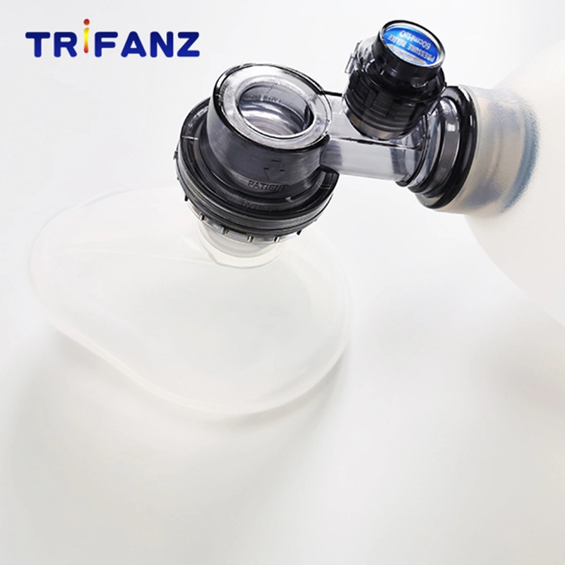 First Aid Manual Silicone Oxygen Resuscitator Autoclavable Adult/Pediatric/Infant Medical Emergency Artificial Resuscitator