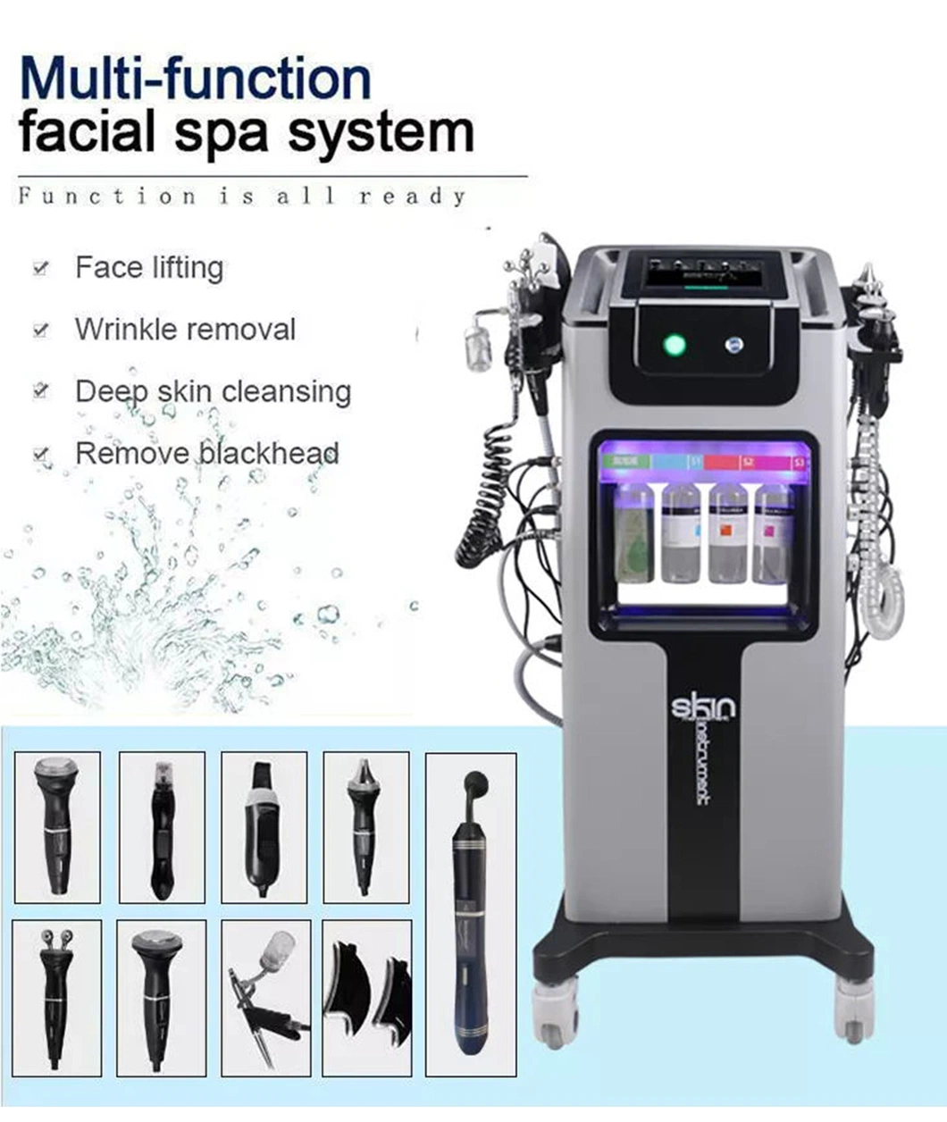 New Medical Oxygen Hydra Small Bubbles Facial Skin Care Equipment